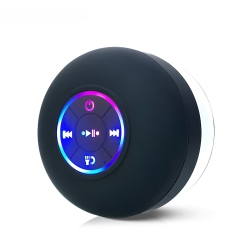 MYACUC Wireless Waterproof Bluetooth Speaker Bathroom Audio Shower Speakers RGB Light