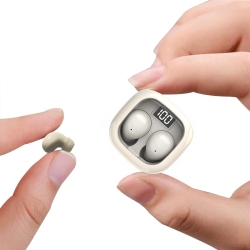 MYACUC Invisible Earplugs Wireless Bluetooth Ultra Small Mini Discreet Micro Hidden Earplugs Suitable for Work, Sleep Headphones Wireless Earplug