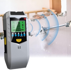 MYACUC Stud Detector Sensor, Portable 5-In-1 Wall Scanner, Handheld Wall Metal Detector With Lcd Display And Audio Alarm