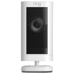 RING - Stick Up Cam Pro Battery Indoor/outdoor 1080P Full HD Security Camera With Colour Night Vision - In White