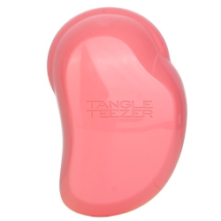 TANGLE TEEZER The Original Detangling Hairbrush for Straight & Curly Hair - # Salmon Pink And Hyper - 1PC In Yellow