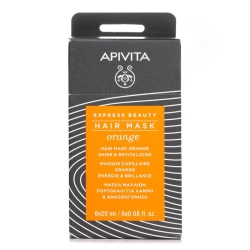 APIVITA Express Beauty Hair Mask Shine & Revitalizing - 6X20Ml In Orange
