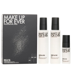 MAKE UP FOR EVER Mist & Fix Make Up Setting Spray Travel Set: Mist & Fix 100Ml X 2 + Mist & Fix 30Ml - 3PCs