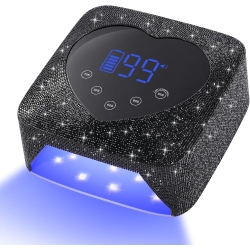 MYACUC Uv Light for Nails, Cordless Uv Nail Lamp for Gel Nails, Led Nail Dryer \w 5 Timer Setting, Touch Control & Auto Sensor, Fast Nail Light Curing