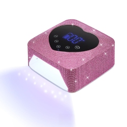 MYACUC Uv Light for Nails, Cordless Uv Nail Lamp for Gel Nails, Rechargeable Led Nail Dryer \w 5 Timer Setting, Touch Control & Auto Sensor, Fast Nail