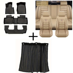 All-Weather Floor Mats for Ford Explorer 2020-2023, Car Sunshades & Full Surround Seat Covers