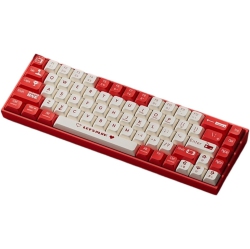 RISOKEYS 60% Wi Mechanical Gaming Keyboard, Hot-Swappable, RGB Rainbow Backlit, Uv Printing And Eva Sound Control, Programmable, Switch In Red