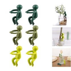 MYACUC Plant Figurine Stand, Plant Hydroponic Stand, Cup Wall Plant Support Stand, Suitable for Office And Living Room