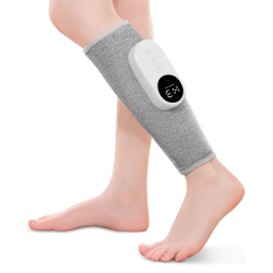 MYACUC Heated Compression Leg Massager, Portable Calf Massager With 3 Intensities for Calf Pain Relief (Single Only)