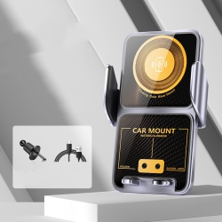 YOULIGHTS Wireless Car Charger, Car Mount Wireless Charger, Auto Clamping, Air Vent Holder Included, Phone Charger for Car, Wireless Charger for Car