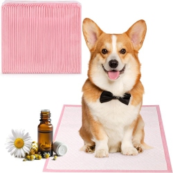 TOYTEXX Luxuries Extra Thick Dog Training Pads – 40% Thicker Puppy Pee Pads \w Chamomile Scent, 5-Layer Leak-Proof Protection, Super Absorbent