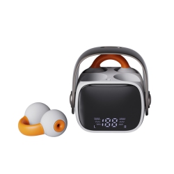 MYACUC Open Earbuds, Immersive Audio Open Ear Earbuds, Clip On Earbuds for Comfort, Running Earbuds With Openaudio for Awareness(White)