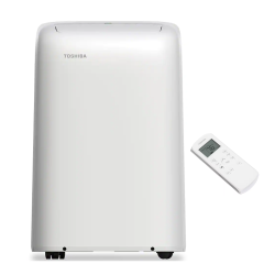 TOSHIBA Refurbished Good- Pd1213Cwru 8, 000 Btu (12, 000 Btu Ashrae) Portable Air Conditioner With Dehumidifier In White