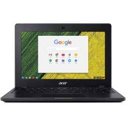 ACER 11.6" C771-C4Tm Chromebook 3855U 1.6Ghz 4GB Ram 32GB HDD Chromeos Refurbished Good In Black