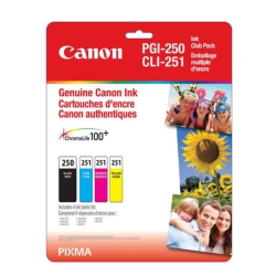 CANON Pgi-250 /cli-251 (6497B009) Combo 4-Pack Original Inkjet Cartridge