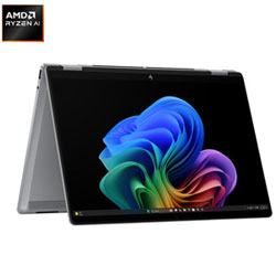 HP Omnibook X 14" 2-in-1 Touchscreen Laptop - Glacier Silver Aluminium (AMD Ryzen AI 7/32GB RAM/1TB SSD/Win11 Home)