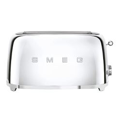 SMEG - Tsf02Ssus 50's Style Retro 2-Slice Long Toaster - Chrome