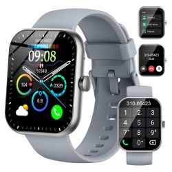 PRIME MADE Smart Watch for Men Women \w Bluetooth Call, 1.96" Smartwatch \w Heart Rate Sleep Monitor Step Counter, 110+ Sport Modes Fitness Watch