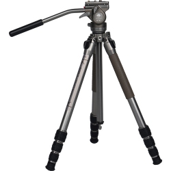 SIRUI Gt04 Pilot Series Tripod With Gt5 Fluid Head Metallic In Gray