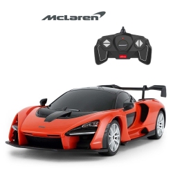 RASTAR 1:18 Scale Rc Car - Mclaren Senna Orange, Remote Control Toy Car, Car Collection for Kids And Adults