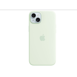 APPLE Refurbished (Good) Silicone Fitted Soft Shell Case With Magsafe for Iphone 15 Plus - Soft Mwng3Zm/a In Mint