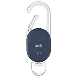 LOGiiX Discover Bluetooth Item Tracker Keychain - Midnight Blue