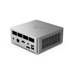 MINISFORUM Um870 Slim Mini PC (2-Year Quality Support), Barebones, The Most Powerful Amd Ryzen7 8745H (8C/16T), 2Xm.2 2280 Nvme SSD Slot (Up to 4Tb