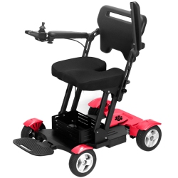 BANGERAN Titan Foldable Power Sccoter Wheelchair for Adults, Lightweight Heavy Duty Mobility Scooter \w Smart Control Joystick, Seat Cushion &