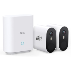 AOSU Security Cameras Wireless Outdoor - 2-Cam-Kit