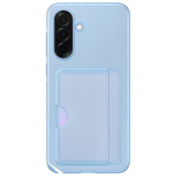 Samsung Card Slot Fitted Hard Shell Case for Galaxy A36 - Blue