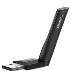 TP-LINK USB Bluetooth Adapter for PC, Bluetooth 5.3 Dongle (Ub500 Plus) - Long Range, Adjustable Antenna, Supports Windows 11/10/8.1/7