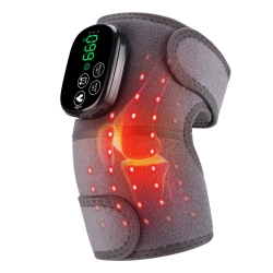 MYACUC Light Therapy Knee Brace, Cordless Use Knee Massage for Pain Relief, 660Nm&850Nm Rechargeable Near Infra Light Therapy Device for Knee Elbow