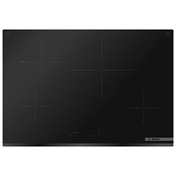 Bosch 800-Series 30" 4-Element Induction Cooktop (NIT8061UC) - Black