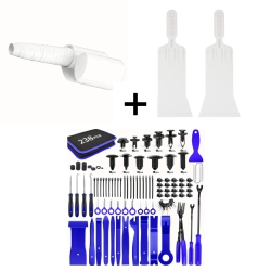 238pcs Trim Removal Kit Car Decal, and Window Tint Squeegee in Beige