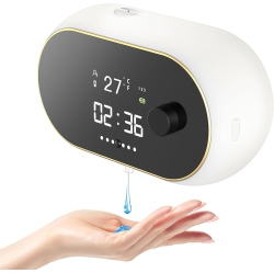 MYACUC Electric Smart Soap Dispenser, Automatic Liquid Dispenser Machine, Wall Mounted Hand Soap Dispenser for Bathroom Kitchen