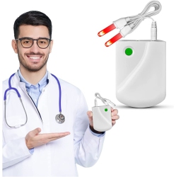 MYACUC Light Nasal Therapy Device Portable Painless Rhinitis Machine Nasal Mucosa Repair Itching Device Relieves Sinus Pain In Red