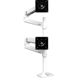 ERGOTRON Lx Dual Stacking Arm, Tall Pole (White) (45509216)