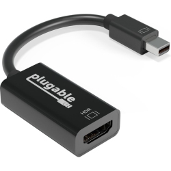 PLUGABLE Mdp-HDMI Active Mini Displayport (Thunderbolt 2) to HDMI 2.0 Adapter (Mdp-HDMI)