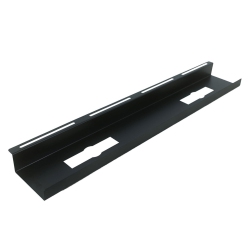 MOTIONGREY Under Desk Cord Management Cable Tray Organizer for Work Computer Tables, Home And Office Sit-Stand Desks - Color In Black