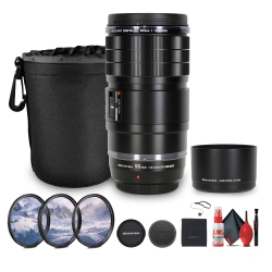 OLYMPUS Om System M.zuiko Digital Ed 90MM F/3.5 Macro Is Pro Lens Bundle