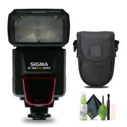 SIGMA Ef 500 Super Flash Ettl for Slr Cameras + Cleaning Kit + More