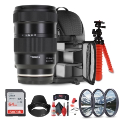 TAMRON 17-50MM F/4 Di Iii Vxd Lens (Sony E) + Sling Backpack + More