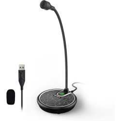 NONE USB Computer Microphone G009, Noise-Cancelling Recording Desktop Mic for PC/laptop for Online Chatting, Home Studio, Podcasting, Gaming, Skype,