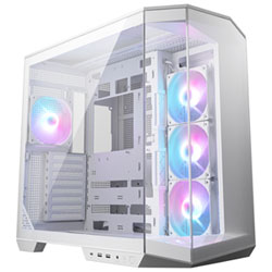 MSI MAG Pano 100R PZ Mid-Tower ATX Computer Case - White
