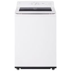 LG 5.6 Cu. Ft. High Efficiency Top Load Agitator Washer (WT8205CW) - Alpine White