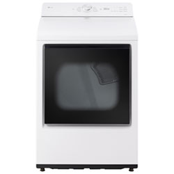 LG 7.3 Cu. Ft. Electric Dryer with Sensor Dry (DLE8200W) - Alpine White
