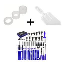 Car Door Guard, 238pcs Trim Removal Tool Set & Long Handle Squeegee for Tint/Wrap