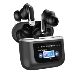 ALPHA DIGITAL Ear-Buds- Bluetooth 5.3 W/ Lcd Screen- Tws/noise Cancel- 32Hr Playtime