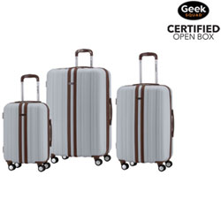 Boîte Ouverte - Ensemble De 3 Valises Rigides Extensibles Spectacular Ltd De Samsonite - Argenté/brun