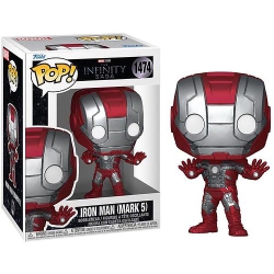 FUNKO Pop Marvel The Infinity Saga Bobble-Head Figure Iron Man (Mark 5) #1474 Iron Man 2